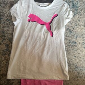 NWT Puma 2 piece girls size 10/12 set